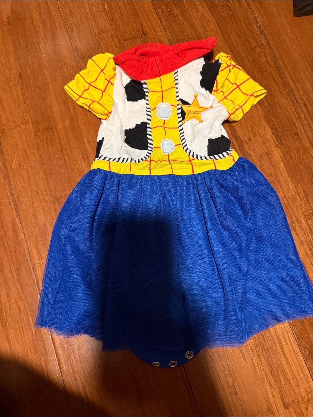 Posh Peanut Yellow, Blue and Red Cowgirl Dress